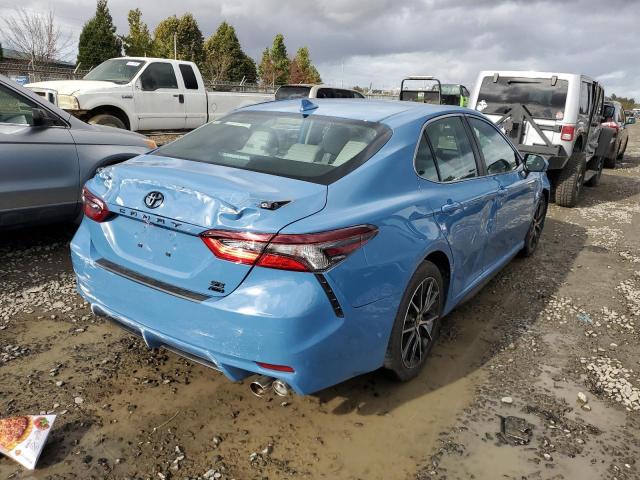 4T1G11BK2PU077595 - 2023 TOYOTA CAMRY SE N BLUE photo 4