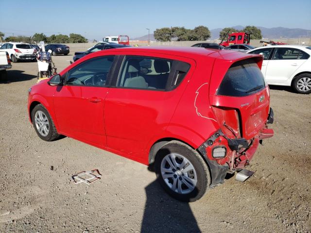 1G1JG6SB7L4128369 - 2020 CHEVROLET SONIC RED photo 2