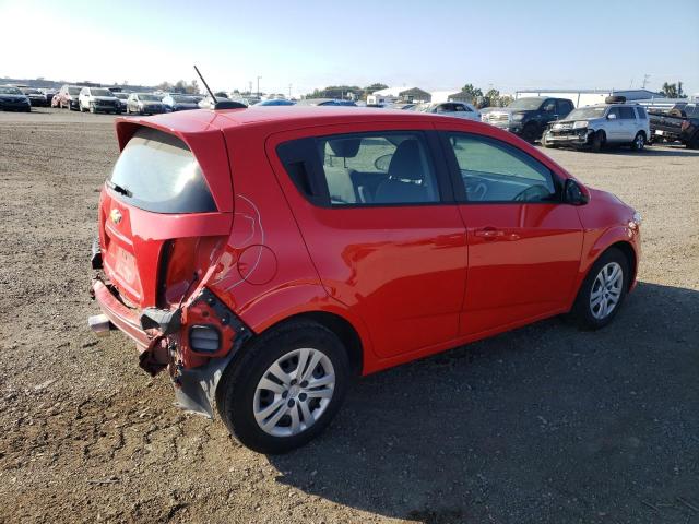 1G1JG6SB7L4128369 - 2020 CHEVROLET SONIC RED photo 3