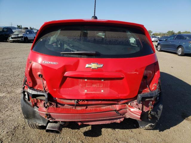 1G1JG6SB7L4128369 - 2020 CHEVROLET SONIC RED photo 6