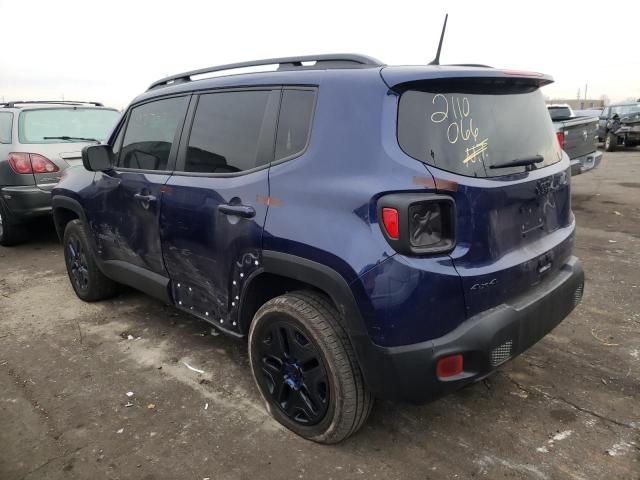 ZACCJBAB1JPH48502 - 2018 JEEP RENEGADE S BLUE photo 3