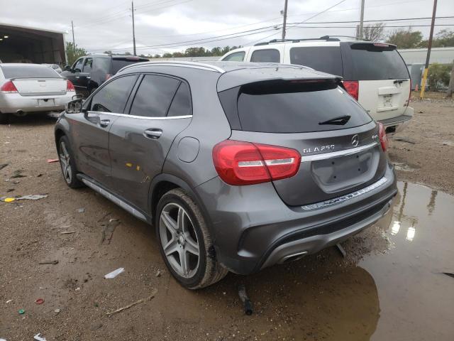 WDCTG4GBXGJ193327 - 2016 MERCEDES-BENZ GLA 250 4M GRAY photo 3