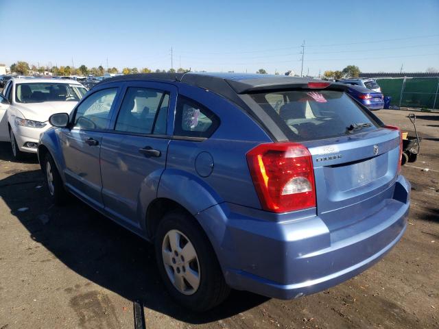 1B3HB28B97D301627 - 2007 DODGE CALIBER BLUE photo 3