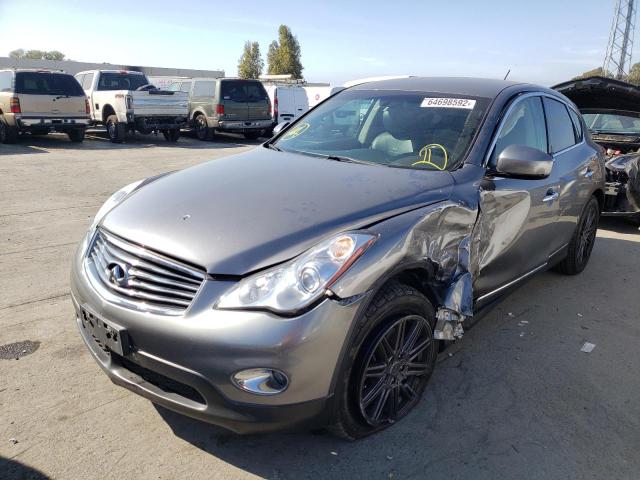 JN1AJ0HP6BM801176 - 2011 INFINITI EX35 BASE GRAY photo 2