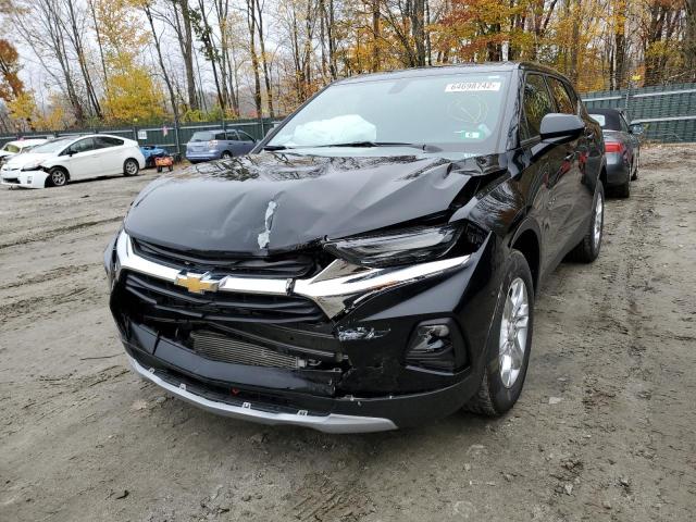 3GNKBGRS9KS583851 - 2019 CHEVROLET BLAZER 2LT BLACK photo 2