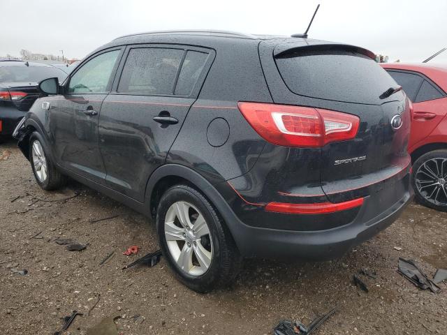 KNDPB3A24C7268345 - 2012 KIA SPORTAGE B BLACK photo 3