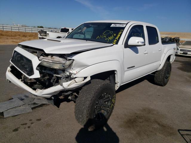 3TMLU4EN8FM201471 - 2015 TOYOTA TACOMA DOU 白色 照片 2