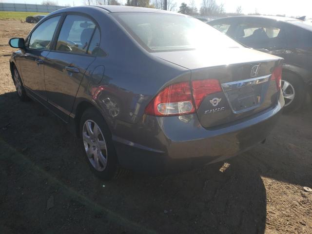 19XFA1F50BE026107 - 2011 HONDA CIVIC LX GRAY photo 3