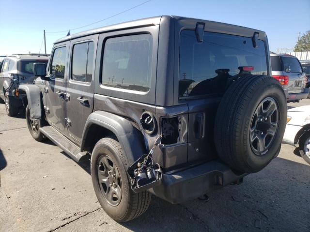 1C4HJXDG8LW187649 - 2020 JEEP WRANGLER U გრაფიტი ფოტო 3