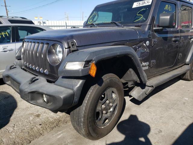 1C4HJXDG8LW187649 - 2020 JEEP WRANGLER U გრაფიტი ფოტო 9