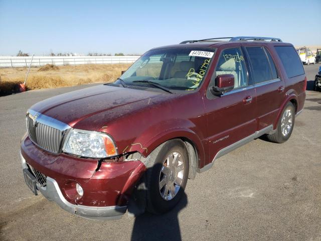5LMFU27R63LJ14689 - 2003 LINCOLN NAVIGATOR ბურგუნდია ფოტო 2