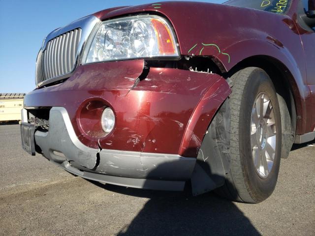 5LMFU27R63LJ14689 - 2003 LINCOLN NAVIGATOR ბურგუნდია ფოტო 9