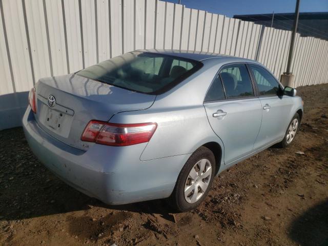 4T1BE46K08U736088 - 2008 TOYOTA CAMRY CE TURQUOISE photo 4