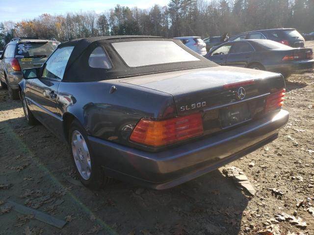 WDBFA67E0SF117362 - 1995 MERCEDES-BENZ SL 500 GRAY photo 3