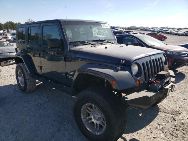 1J4GA59127L186485 - 2007 JEEP WRANGLER S BLACK photo 1