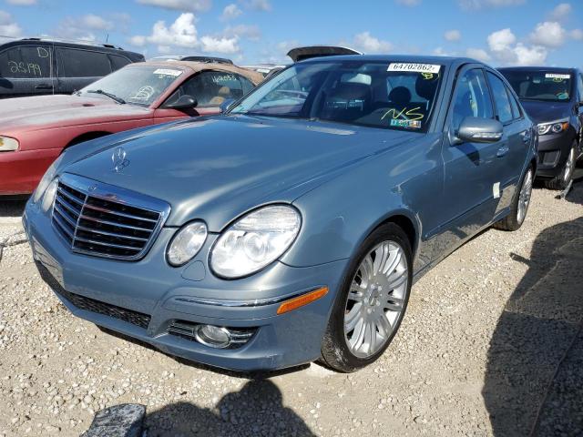 WDBUF87X17B157471 - 2007 MERCEDES-BENZ E 350 4MAT BLUE photo 2