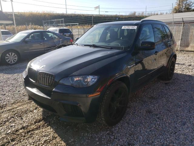 5YMGY0C57BLK26950 - 2011 BMW X5 M BLACK photo 2