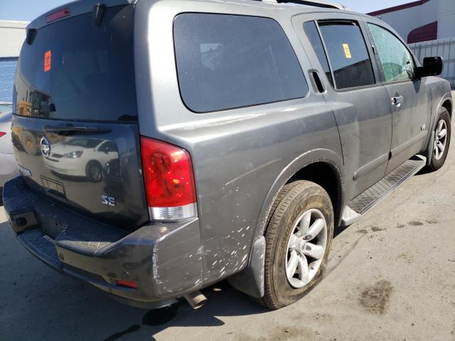 5N1AA08D18N615904 - 2008 NISSAN ARMADA SE GRAY photo 9