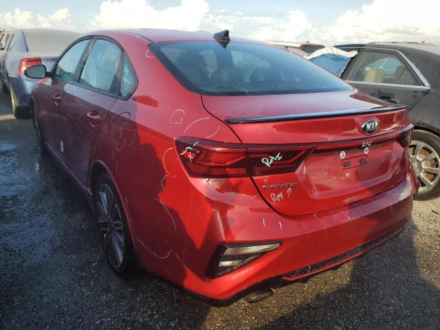 3KPF44AC9LE225835 - 2020 KIA FORTE GT RED photo 3