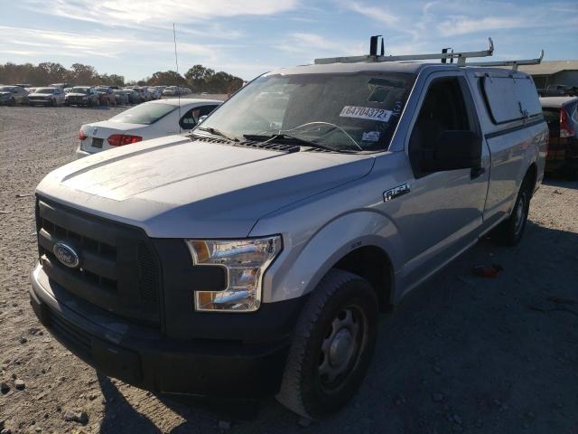 1FTNF1CF0HKC67827 - 2017 FORD F150 SILVER photo 2