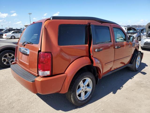 1D8GT58K68W196335 - 2008 DODGE NITRO SLT ORANGE photo 4