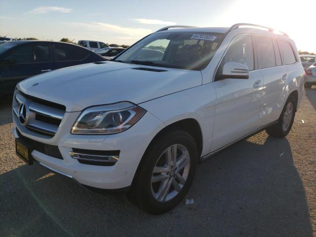 4JGDF2EE8EA341403 - 2014 MERCEDES-BENZ GL 350 BLU WHITE photo 2