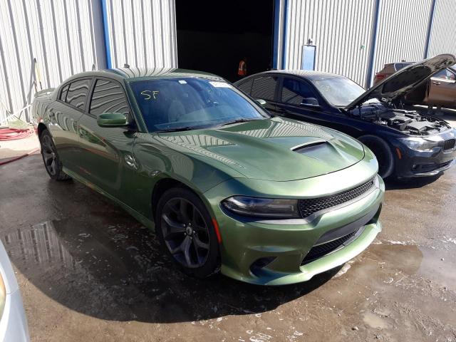 2C3CDXHG1KH680764 - 2019 DODGE CHARGER GT GREEN photo 1