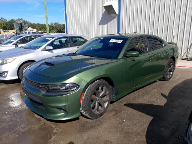 2C3CDXHG1KH680764 - 2019 DODGE CHARGER GT GREEN photo 2