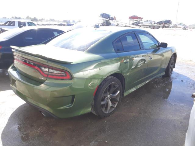 2C3CDXHG1KH680764 - 2019 DODGE CHARGER GT GREEN photo 4