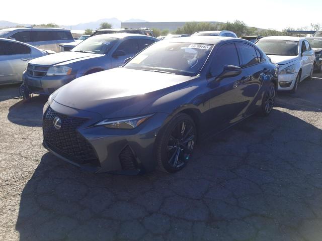 JTHGZ1B24M5041621 - 2021 LEXUS IS 350 F-S GRAY photo 2