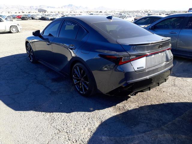 JTHGZ1B24M5041621 - 2021 LEXUS IS 350 F-S GRAY photo 3