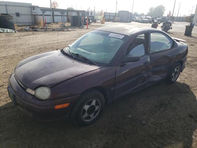 1B3ES27CXSD303330 - 1995 DODGE NEON BURGUNDY photo 2