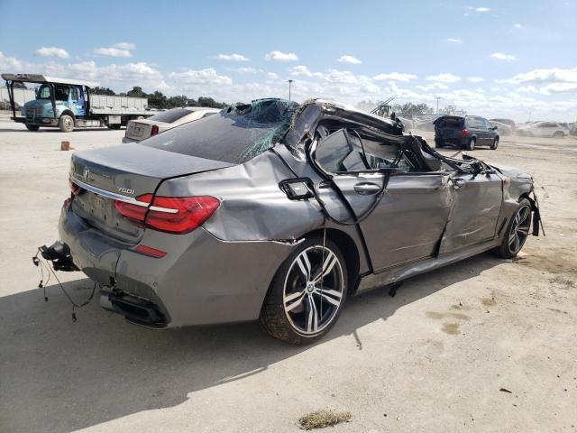 WBA7F0C5XJGM23677 - 2018 BMW 750 I ნაცრისფერი ფოტო 4