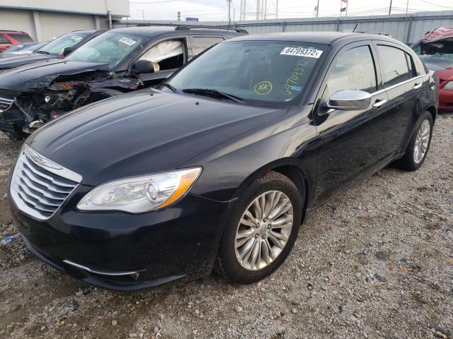 1C3CCBCG1CN304488 - 2012 CHRYSLER 200 LIMITE BLACK photo 2