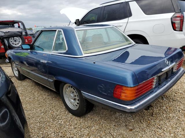 WDB1070421A008913 - 1984 MERCEDES-BENZ 280SL BLUE photo 2