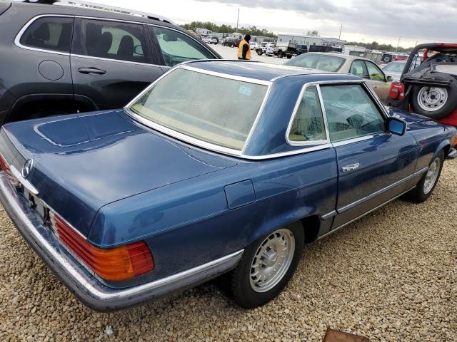 WDB1070421A008913 - 1984 MERCEDES-BENZ 280SL BLUE photo 3