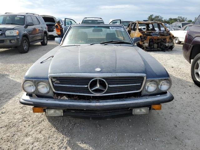 WDB1070421A008913 - 1984 MERCEDES-BENZ 280SL BLUE photo 5