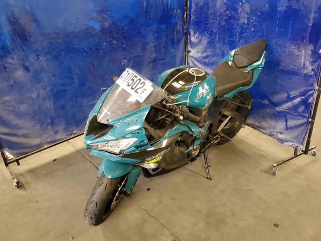 JKBZXJH19MA009517 - 2021 KAWASAKI ZX636 TEAL photo 2