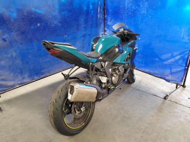 JKBZXJH19MA009517 - 2021 KAWASAKI ZX636 TEAL photo 4