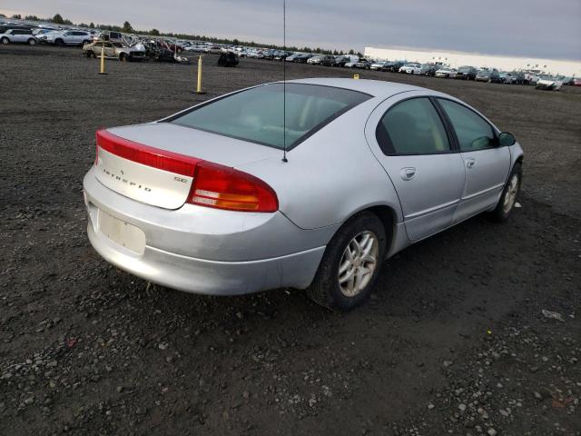 2B3HD46R22H192218 - 2002 DODGE INTREPID S SILVER photo 4