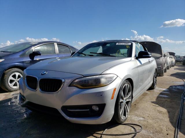 WBA1K5C53FV242583 - 2015 BMW 228 I 银色 照片 2
