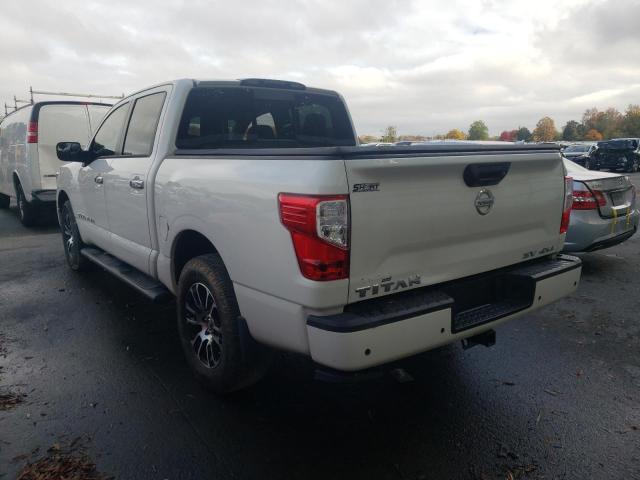 1N6AA1ED0LN505608 - 2020 NISSAN TITAN SV WHITE photo 3