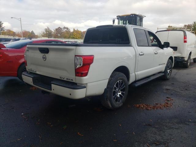 1N6AA1ED0LN505608 - 2020 NISSAN TITAN SV WHITE photo 4