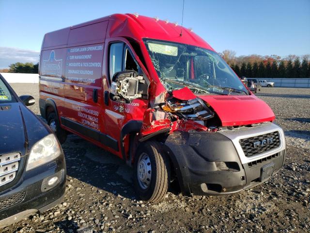 3C6LRVBG1ME516222 - 2021 RAM PROMASTER RED photo 1