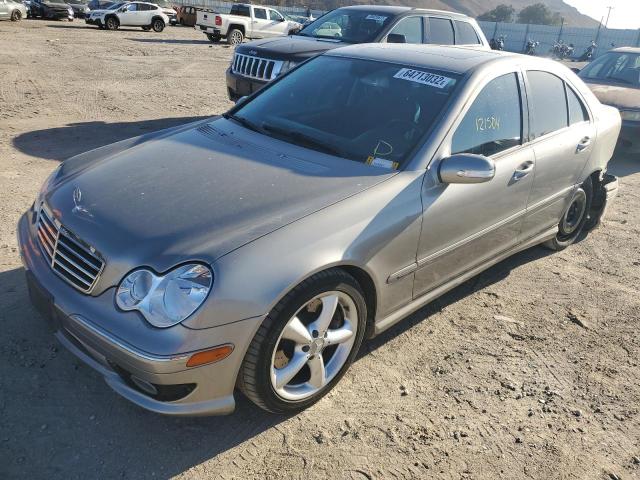 WDBRF40J75F675384 - 2005 MERCEDES-BENZ C 230K SPORT SEDAN  photo 2