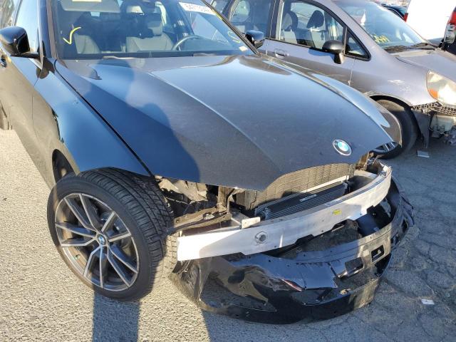 3MW5R1J59K8B03189 - 2019 BMW 330I BLACK photo 9