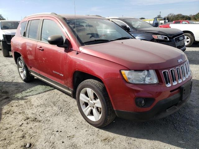 1C4NJDBBXCD553096 - 2012 JEEP COMPASS SP BURGUNDY photo 1