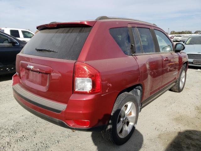 1C4NJDBBXCD553096 - 2012 JEEP COMPASS SP BURGUNDY photo 4