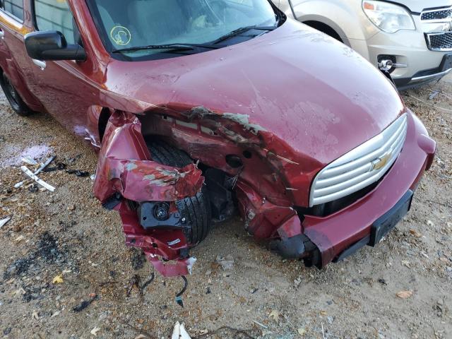 3GNDA13D97S604708 - 2007 CHEVROLET HHR LS MAROON photo 9