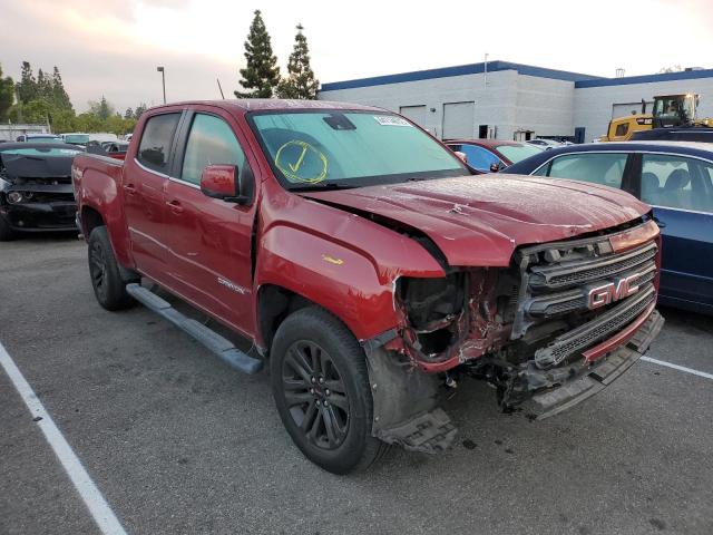 1GTG5CEN8K1290961 - 2019 GMC CANYON SLE RED photo 1